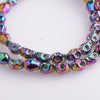 Top Quality 20pcs/lot Skull Crystal Glass  Bracelet Necklace Jewelry DIY Beads - designfullprint