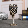 Coolest Gothic Resin Stainless Steel Dragon Skull Claw  Wine Glasses