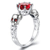 Trendy Purple CZ Crystal Ring