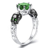 Trendy Purple CZ Crystal Ring