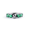 Crystal Cubic Zircon Fashionable Skull Rings