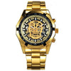 Men Skull Stainless Steel Auto Mechanical Wrist Watch