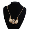 Angel Skeleton Hollow Skull Head Necklaces