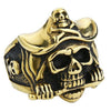 Punk Pirate Skull Stainless Steel Ring