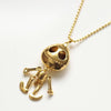 Big Eyes Alien Skull Bone Necklace