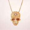 Vintage Hollow Skull Pendant Necklaces