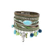 Vintage Multi-Layer Leather Skull Bracelets