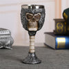 Coolest Gothic Resin Stainless Steel Dragon Skull Claw  Wine Glasses - designfullprint