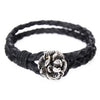 Double Layer Genuine Leather Skull Bracelets