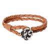 Double Layer Genuine Leather Skull Bracelets