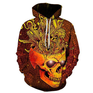 Makkadobo™ - 3D Skull Hoodie
