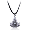 Skull Logo Design Pendant Rope Necklace