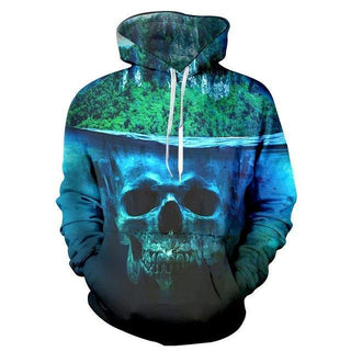 Plantonoddo™ - 3D Skull Hoodie - designfullprint