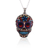 Colorful Skull Pendant Necklace