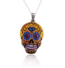 Colorful Skull Pendant Necklace