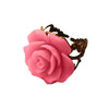 Hollow Out Flower Resizable Gothic Finger Ring