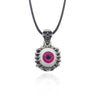 Crystal Steampunk Evil Eye Skull Charm Necklaces