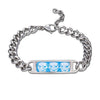 Stainless Steel Chain Skull Bracelet