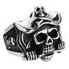 Punk Pirate Skull Stainless Steel Ring