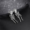 Stainless Steel Punk Cool Skeleton Earrings