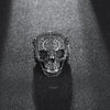 Trendy Zinc Alloy Multi-Color Skull Rings