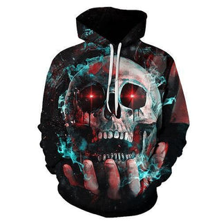 Enchanted Skull Hoodie - designfullprint