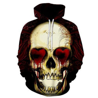 Arnasodox™ - 3D Skull Hoodie - designfullprint