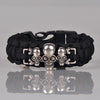 Skull Head Emergency Survival Para Cord Bracelets