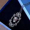 Retro Charm Skull Bones Chain Necklace