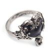 Vintage Punk Heart Skull Rings
