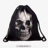 Black Skull Backpack - designfullprint