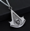 Skull Logo Design Pendant Rope Necklace