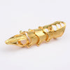 Skull Knuckle Armour Full Finger Gothic Ring ﻿