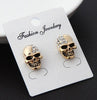 Skull Ear Stud Earrings - designfullprint