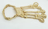 Gothic Punk Finger Skeleton Bracelet for Women
