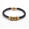 Punk Genuine Skull Leather Bracelet