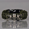 Skull Head Emergency Survival Para Cord Bracelets