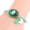 Crystal Alloy Multi-Color Skull Charm Bracelets