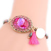 Crystal Alloy Multi-Color Skull Charm Bracelets