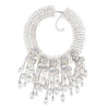 Luxurious Gun Metal Chunky Chain Skull Necklaces