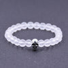 Natural Rock Stone Skull Head Bracelets