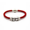 Punk Genuine Skull Leather Bracelet