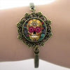 Sugar Skull Bracelets Skeleton Glass