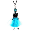Groom Bride Halloween Skull Pendant Necklaces