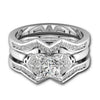 Crystal Classic Silver Skull CZ Ring