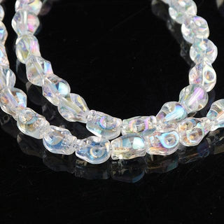 Top Quality 20pcs/lot Skull Crystal Glass  Bracelet Necklace Jewelry DIY Beads - designfullprint