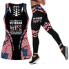Gift For Veteran Lover Retired Military Spouse Veteran Wife Personalized Tank Top And Leggings Set