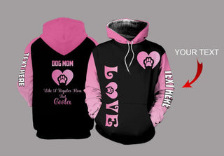 Gift For Mom Gifts For Dog Lovers Dog Mom Personalized US Unisex Size Hoodie Mother Day Gift