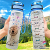 Gift For Dragonfly Lover Dandelion Dragonfly Freedom Water Track Bottle NHD