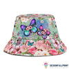 Gift For Butterfly Lover Butterfly Flower Bucket Hat LN